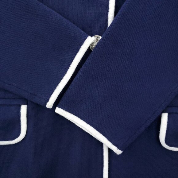 Lauren Ralph Lauren Black Label Blazer Bullion Crest Jacket Women's Large - Picture 15 of 16